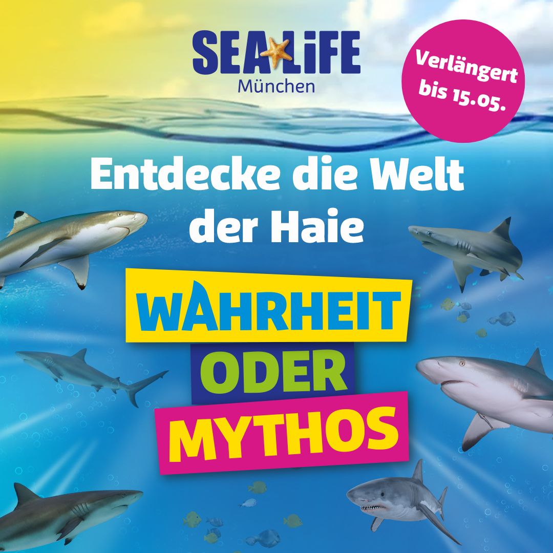 Die Themenwochen finden vom 8. Februar bis 15. Mai 2024 im SEA LIFE München statt. 