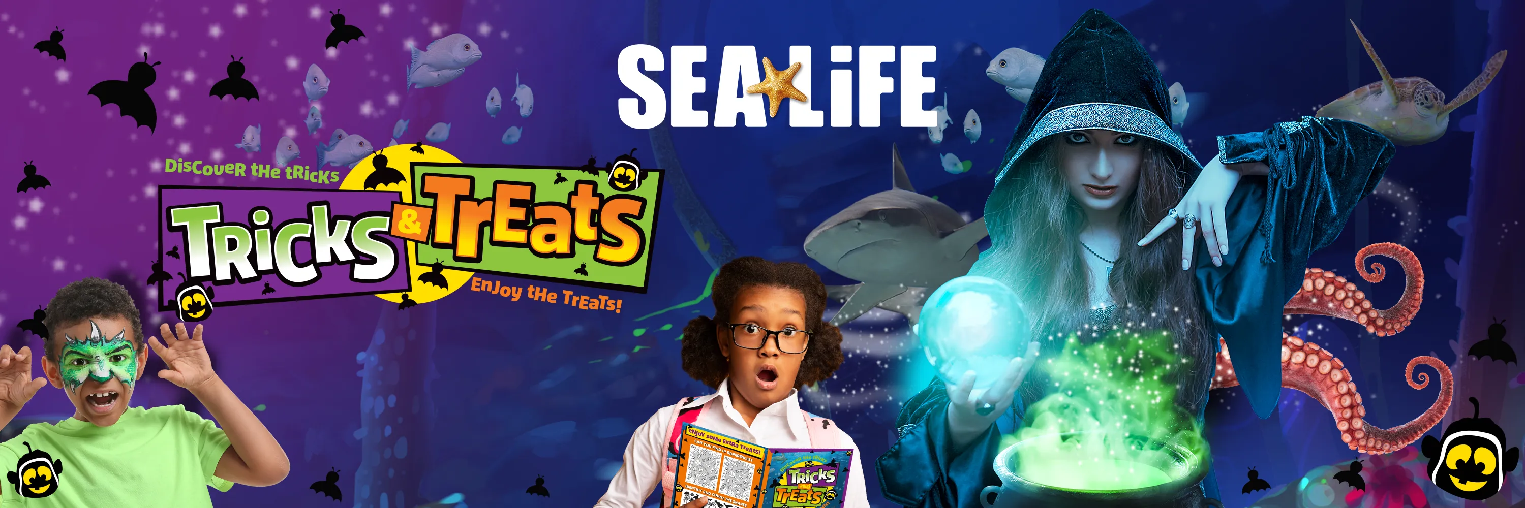 SEALIFE HALLOWEEN Launch Desktop Banner 3000X1000 ARTWORK
