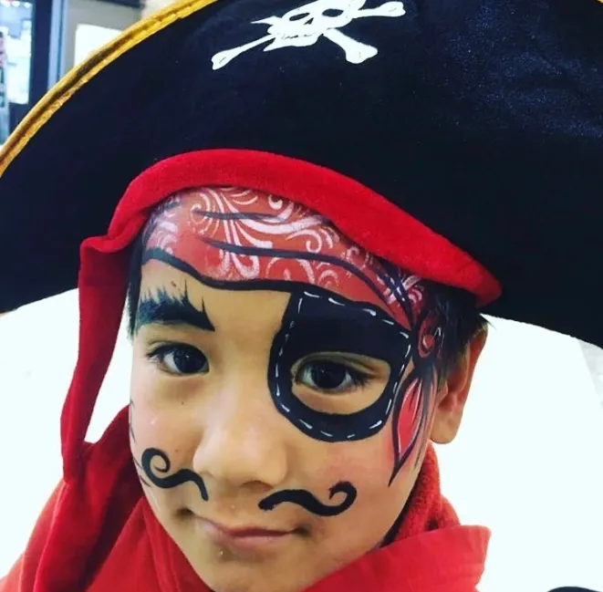 Pirate Face Painting