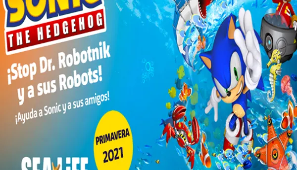 Evento Sonic en SEA LIFE Benalmádena en 2021