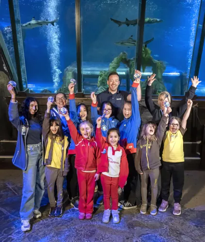 Girlguides at SEA LIFE Blackpool