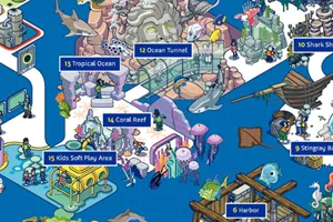 Aquarium Map | SEA LIFE Charlotte - Concord