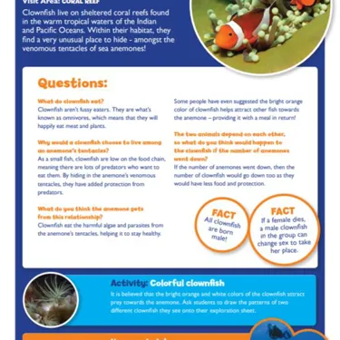 Ecosystems Workheet Website Tile