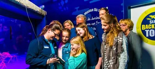 Es sind sogar Gruppenbesuche und Führungen im SEA LIFE möglich