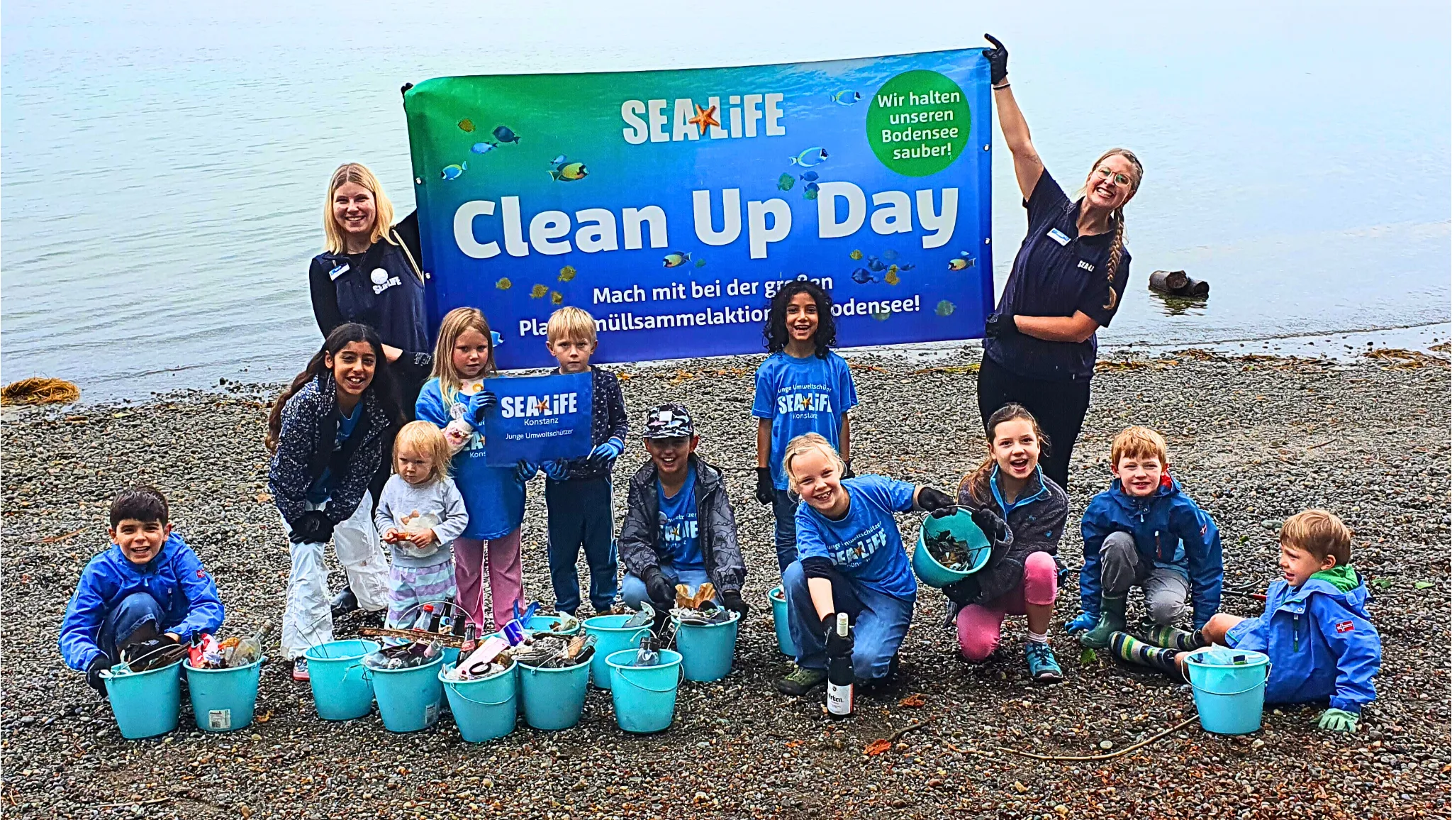 SEA LIFE Konstanz Junge Umweltschützer Clean Up (1)