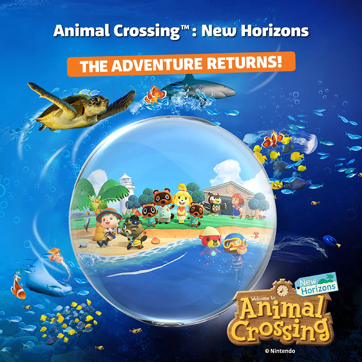 SEA F9957 Animal Crossing Ôçô Web Banner 1200X1200
