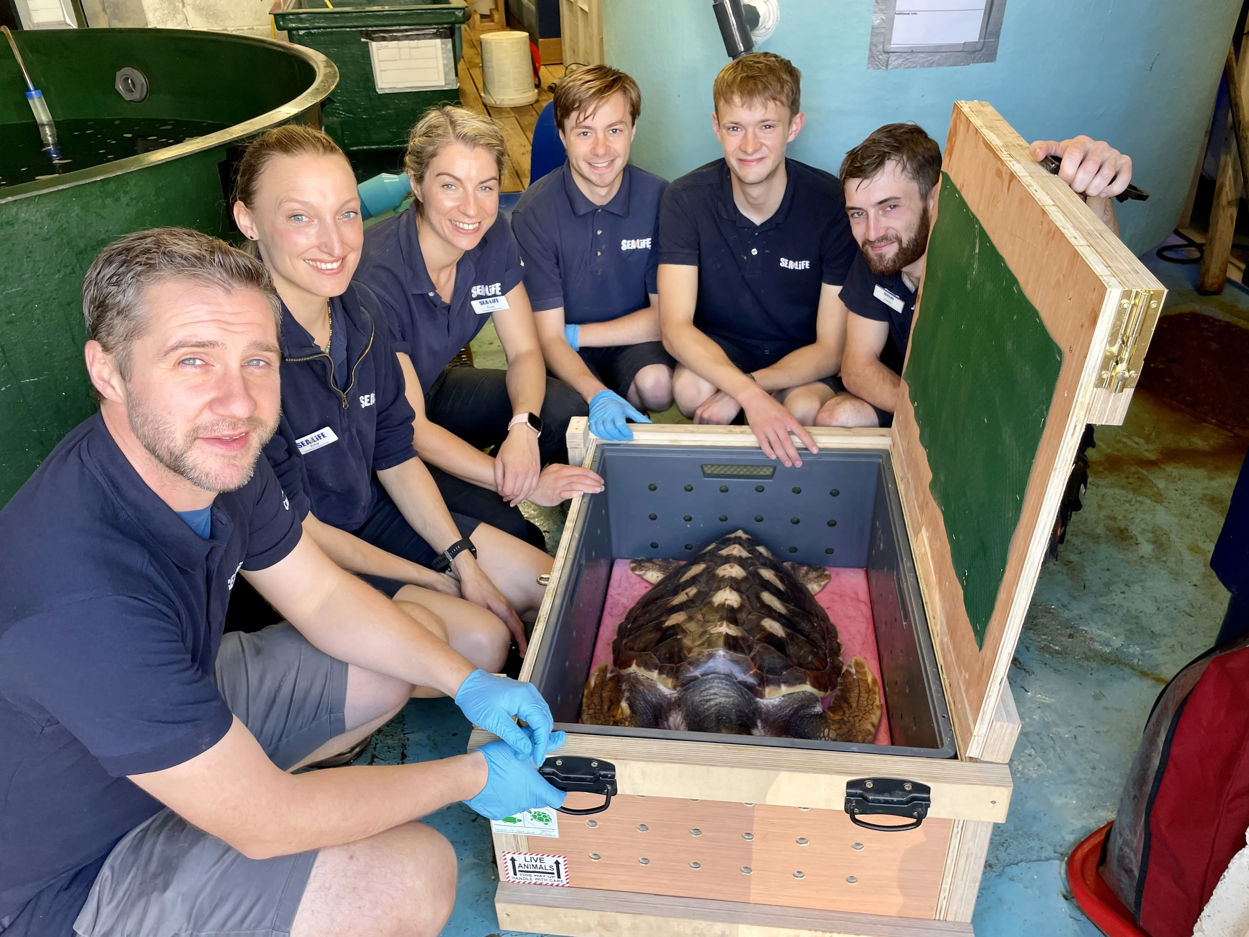 SEA LIFE Scarborough Team Saying Goodbye To Iona