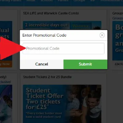 Enter Promotional Code