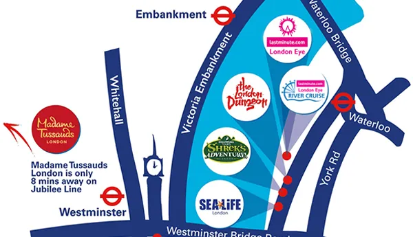 Southbank Map