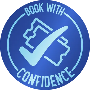 Book with confidence
