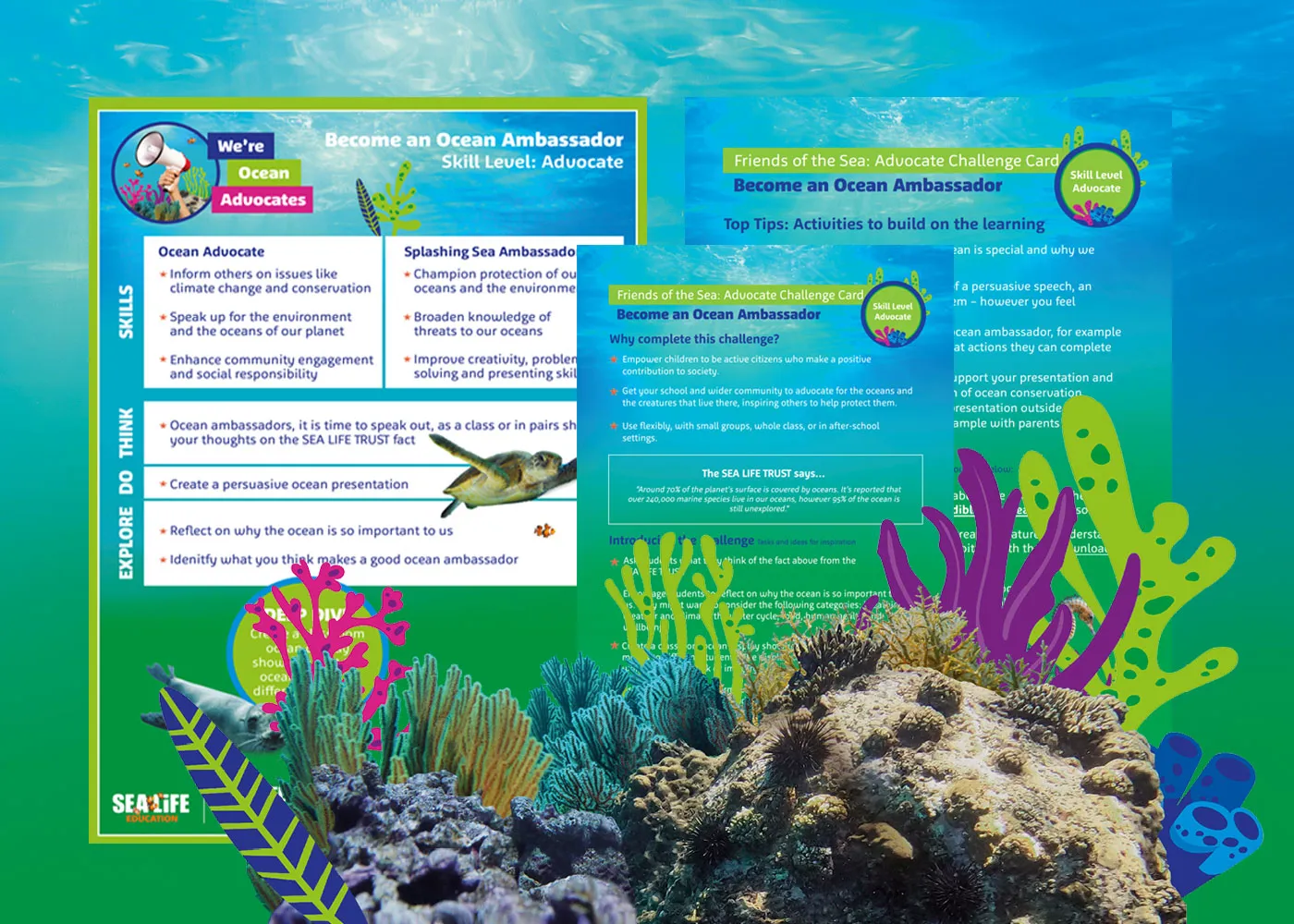 Friends To The Sea Challenge Card + Packv2 1400X1000