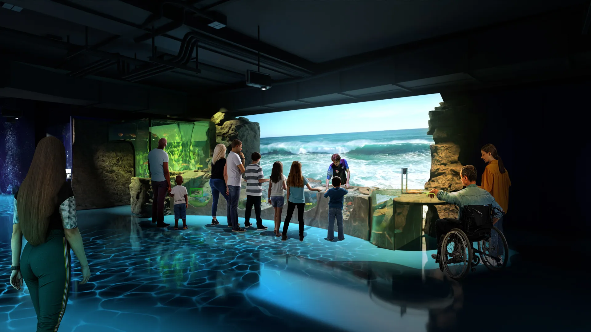 Concept Art of Rocky Shores Zone