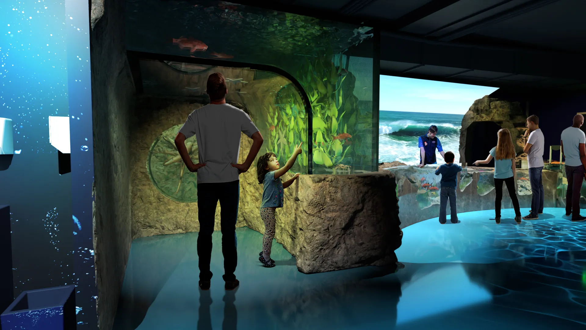 Concept Art of Rocky Shores Zone