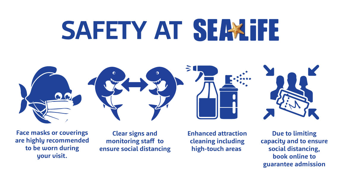 SEA LIFE Safety Webpage Masks Recommended 5 14 21
