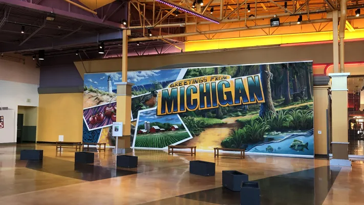 Michigan Mural Great Lakes Crossing Outlet