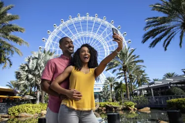 Wheel at ICON park selfie | SEA LIFE Orlando Aquarium