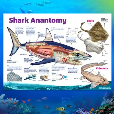 Shark Anatomy Poster