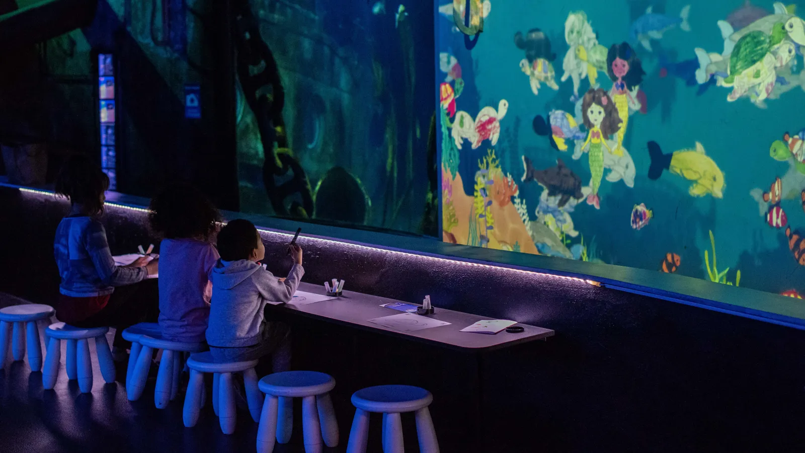 Virtual aquarium SEA LIFE Paris
