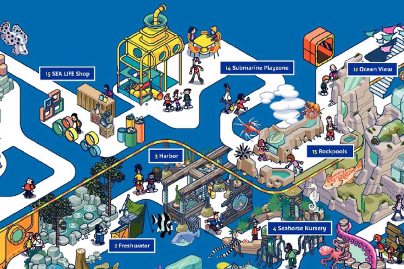 Map SEA LIFE San Antonio Aquarium