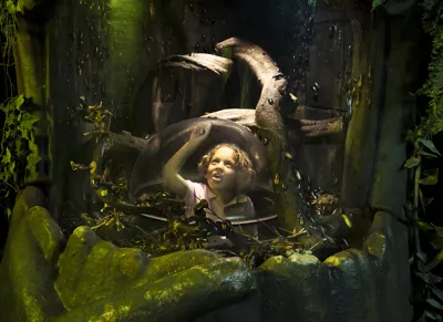 Girl at the Rainforest Adventure Zone SEA LIFE