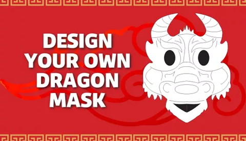 Banner Dragon Mask