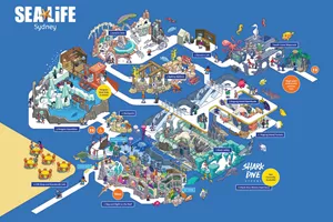 Map Of SEA LIFE Sydney
