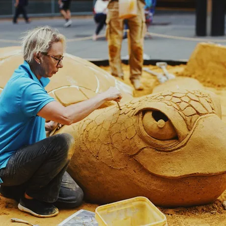The Giant Sand Turtle Is Inspired By Myrtle SEA LIFE Sydney Aquariums Giant Sea Turtle