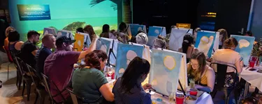 Discover Unique Experiences Champainting Under the Sea at SEA LIFE Sydney