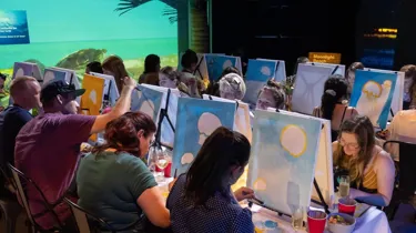 Discover Unique Experiences Champainting Under the Sea at SEA LIFE Sydney
