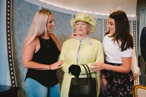 Queen Elizabeth With Guests