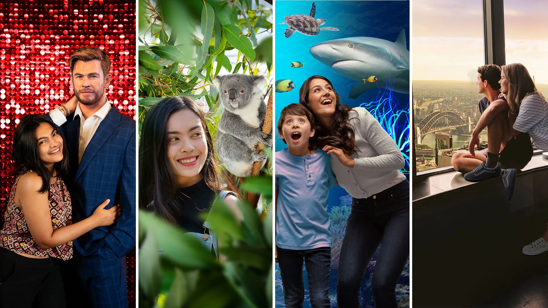 Four of Sydney's top attractions