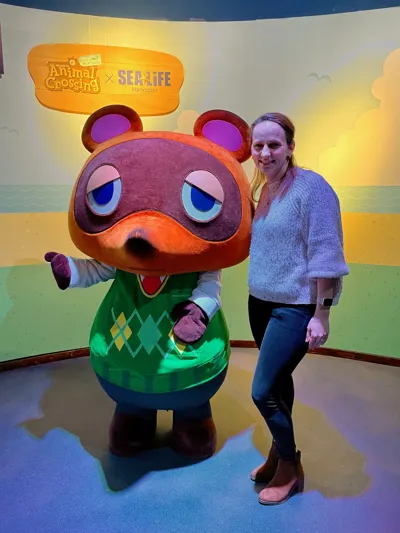 SEA LIFE Animal Crossing Meet & Greet Tom Nook