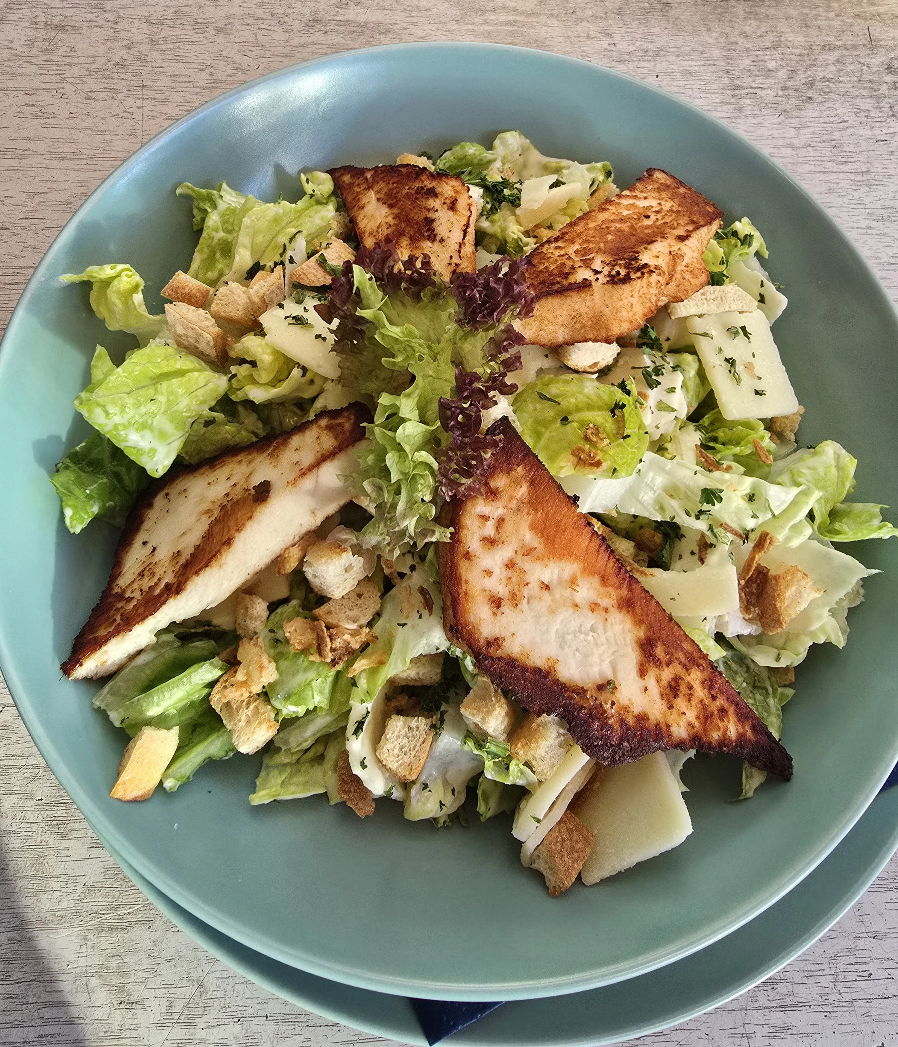 Caesars Salat Mit Hähnchenbrust